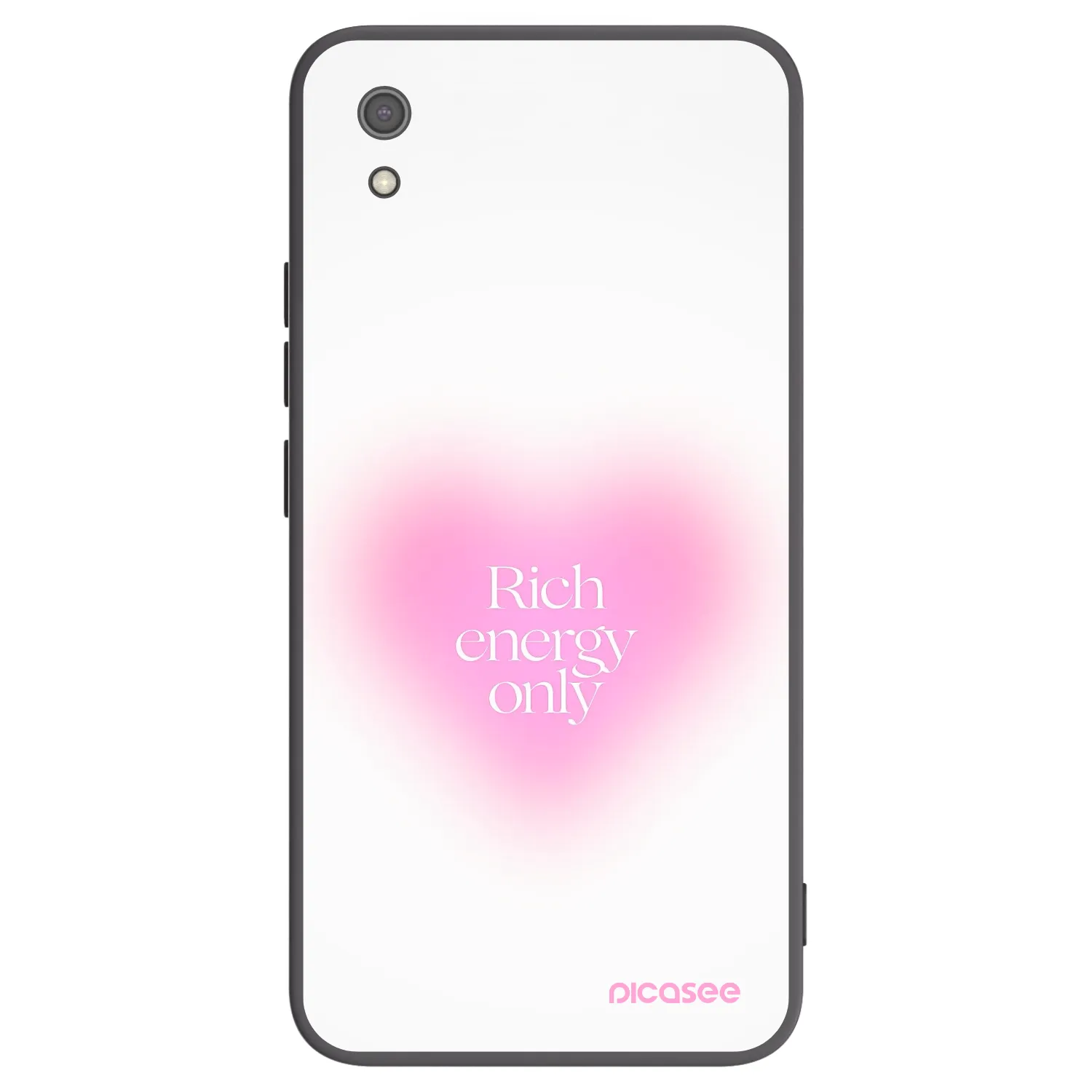 Picasee Μαύρη θήκη σιλικόνης για Xiaomi Redmi 7A - Rich Energy