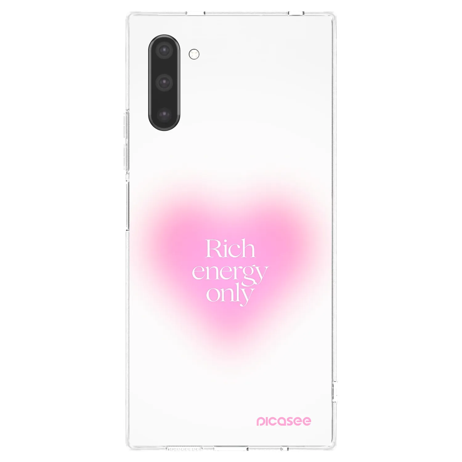 Picasee διαφανής θήκη σιλικόνης Samsung Galaxy Note 10 N970F - Rich Energy