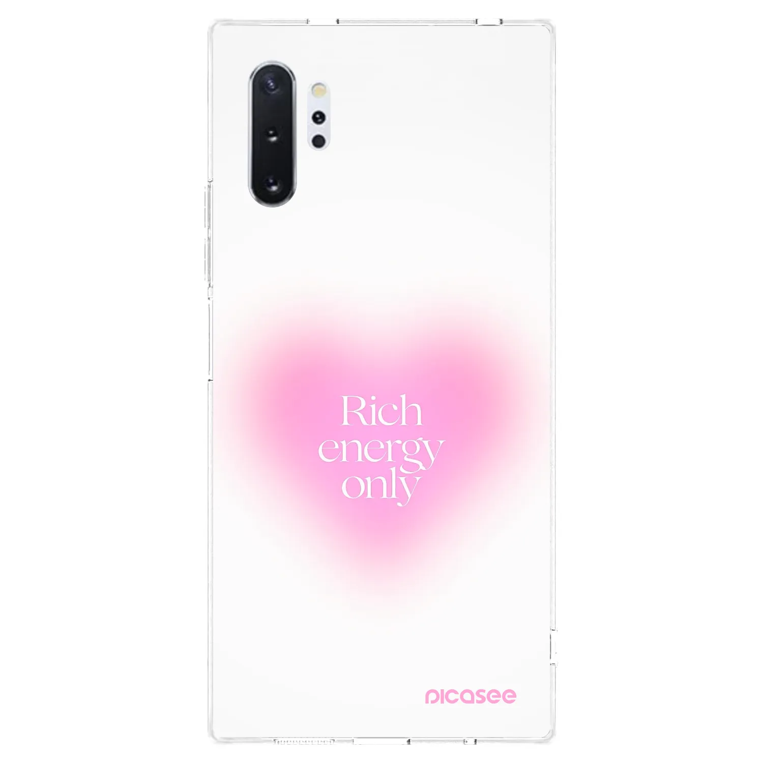 Picasee διαφανής θήκη σιλικόνης Samsung Galaxy Note 10+ N975F - Rich Energy