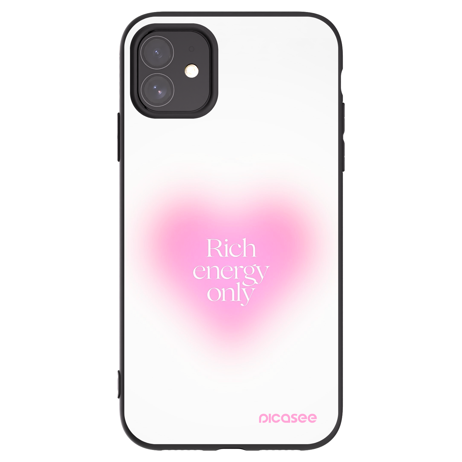Picasee Μαύρη θήκη σιλικόνης για Apple iPhone 11 - Rich Energy