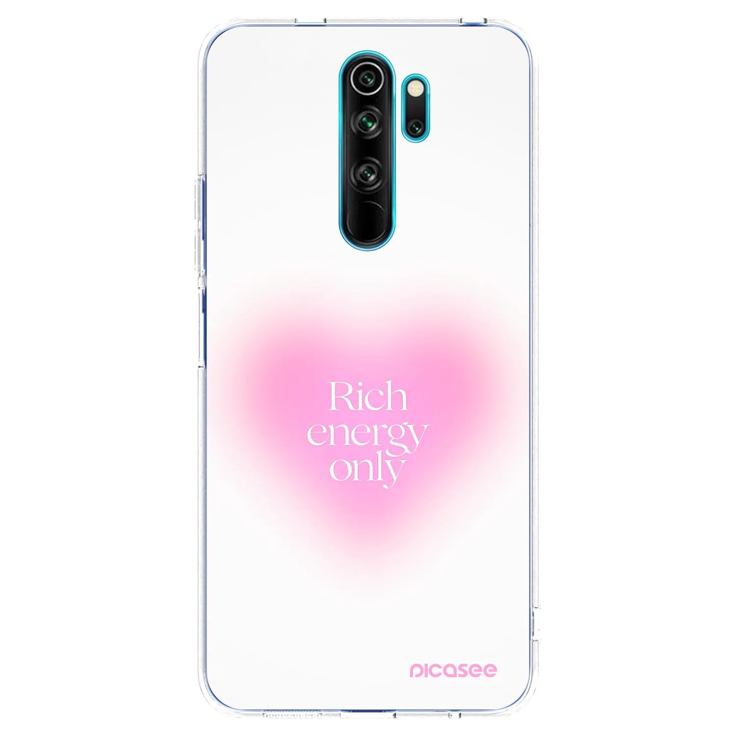 Picasee διαφανής θήκη σιλικόνης Xiaomi Redmi Note 8 Pro - Rich Energy