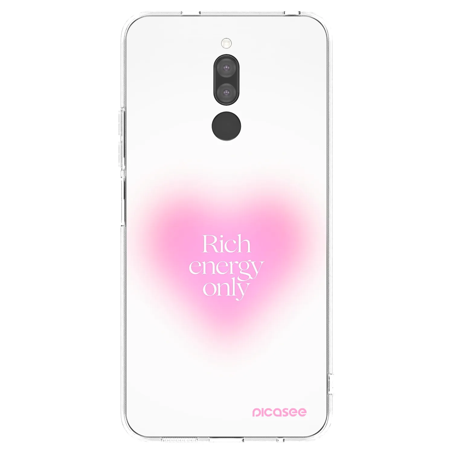 Picasee διαφανής θήκη σιλικόνης Xiaomi Redmi 8 - Rich Energy