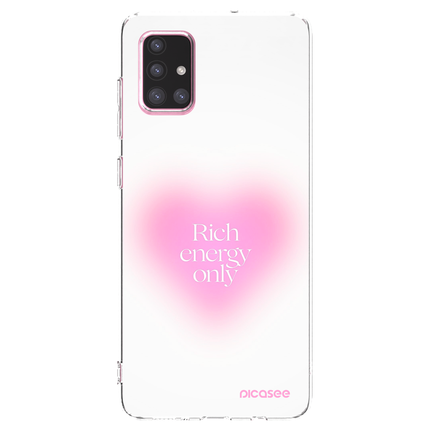 Picasee διαφανής θήκη σιλικόνης Samsung Galaxy A71 A715F - Rich Energy