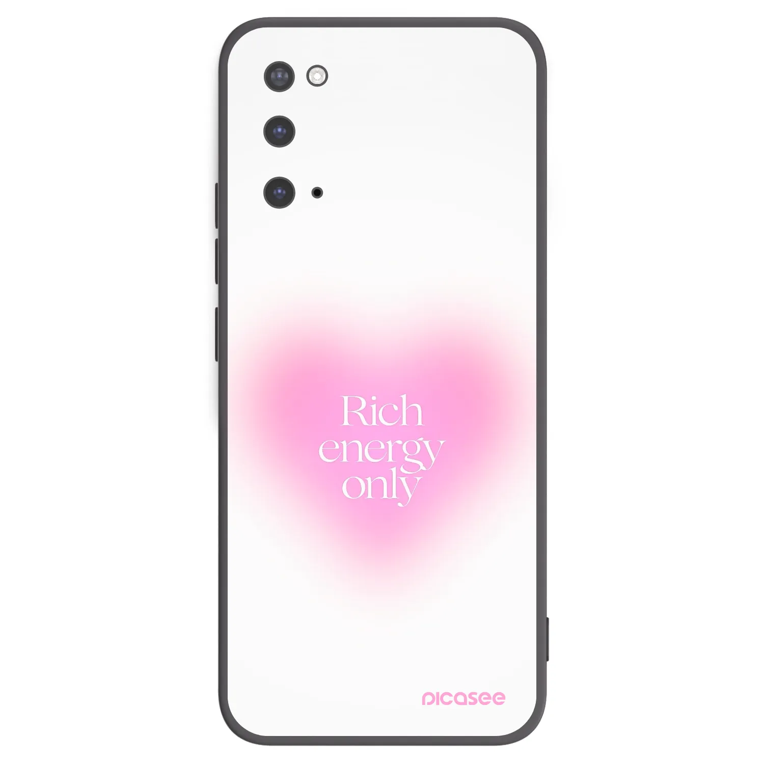 Picasee Μαύρη θήκη σιλικόνης για Samsung Galaxy S20 G980F - Rich Energy