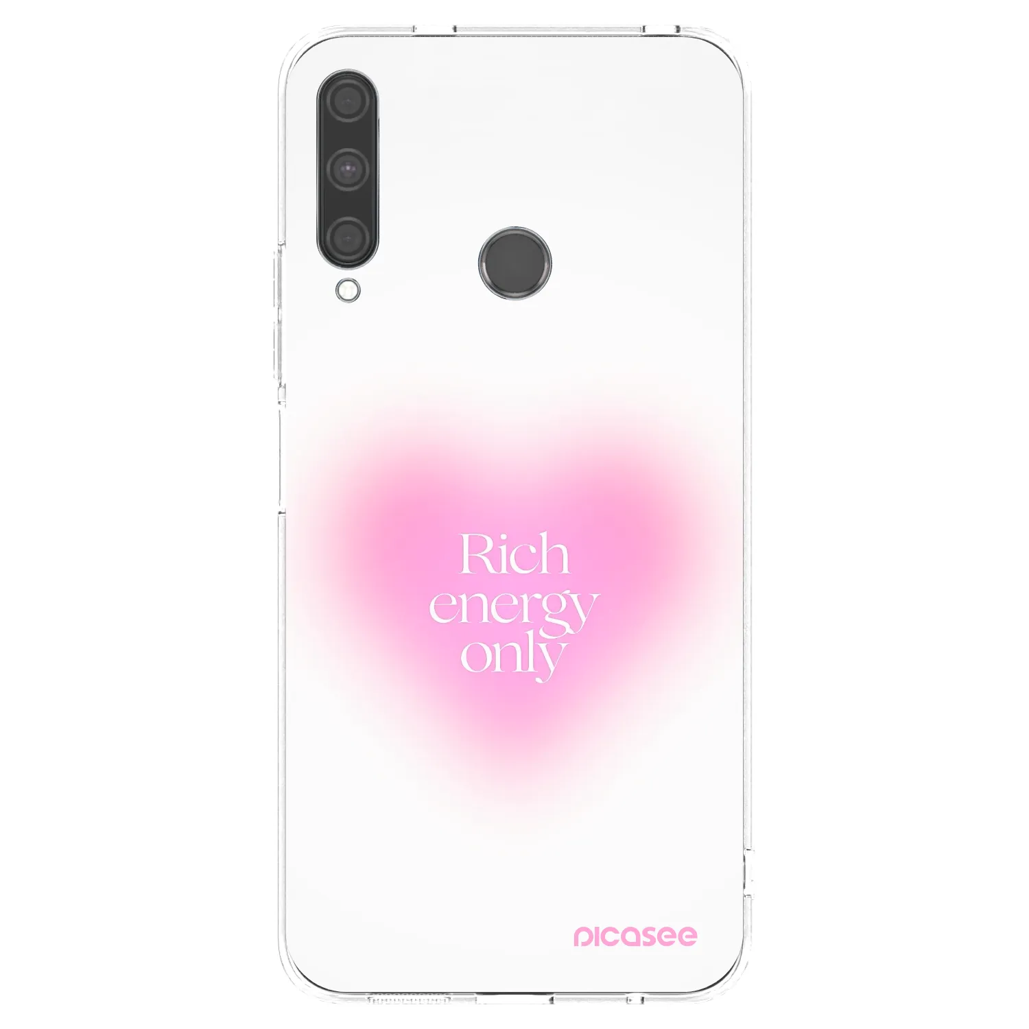 Picasee διαφανής θήκη σιλικόνης Huawei P40 Lite E - Rich Energy