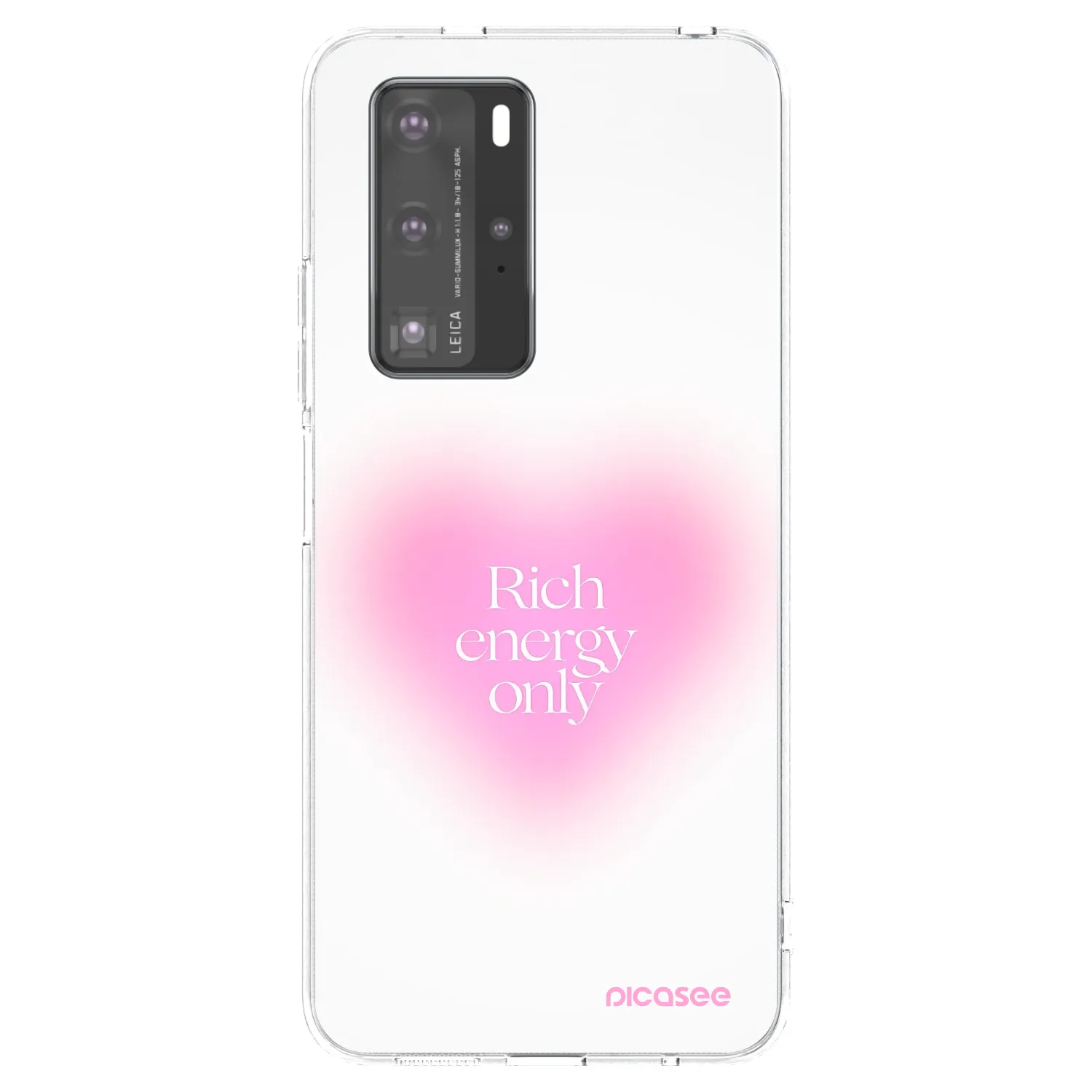 Picasee διαφανής θήκη σιλικόνης Huawei P40 Pro - Rich Energy