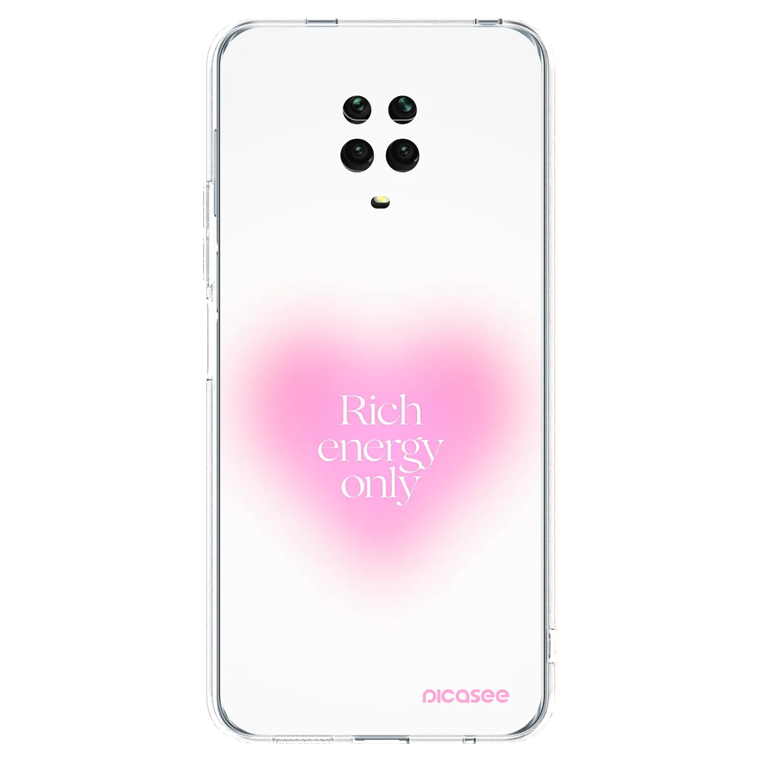 Picasee διαφανής θήκη σιλικόνης Xiaomi Redmi Note 9 Pro - Rich Energy