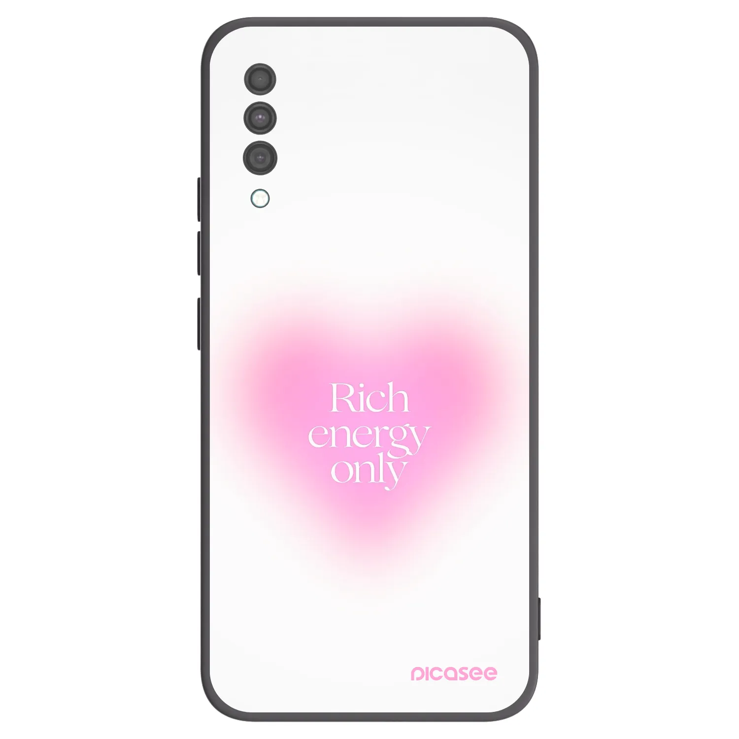 Picasee Μαύρη θήκη σιλικόνης για Samsung Galaxy A30s A307F - Rich Energy