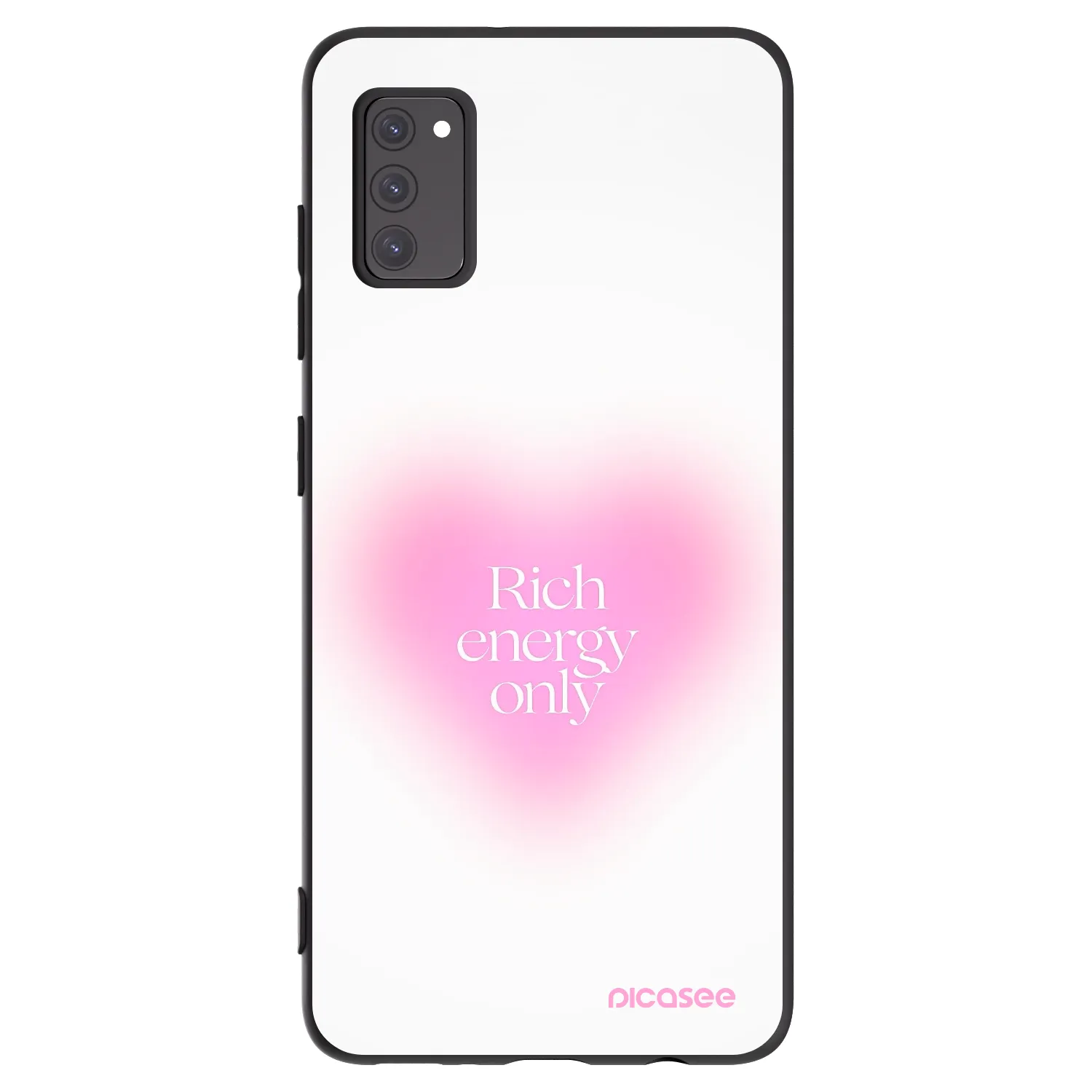 Picasee Μαύρη θήκη σιλικόνης για Samsung Galaxy A41 A415F - Rich Energy