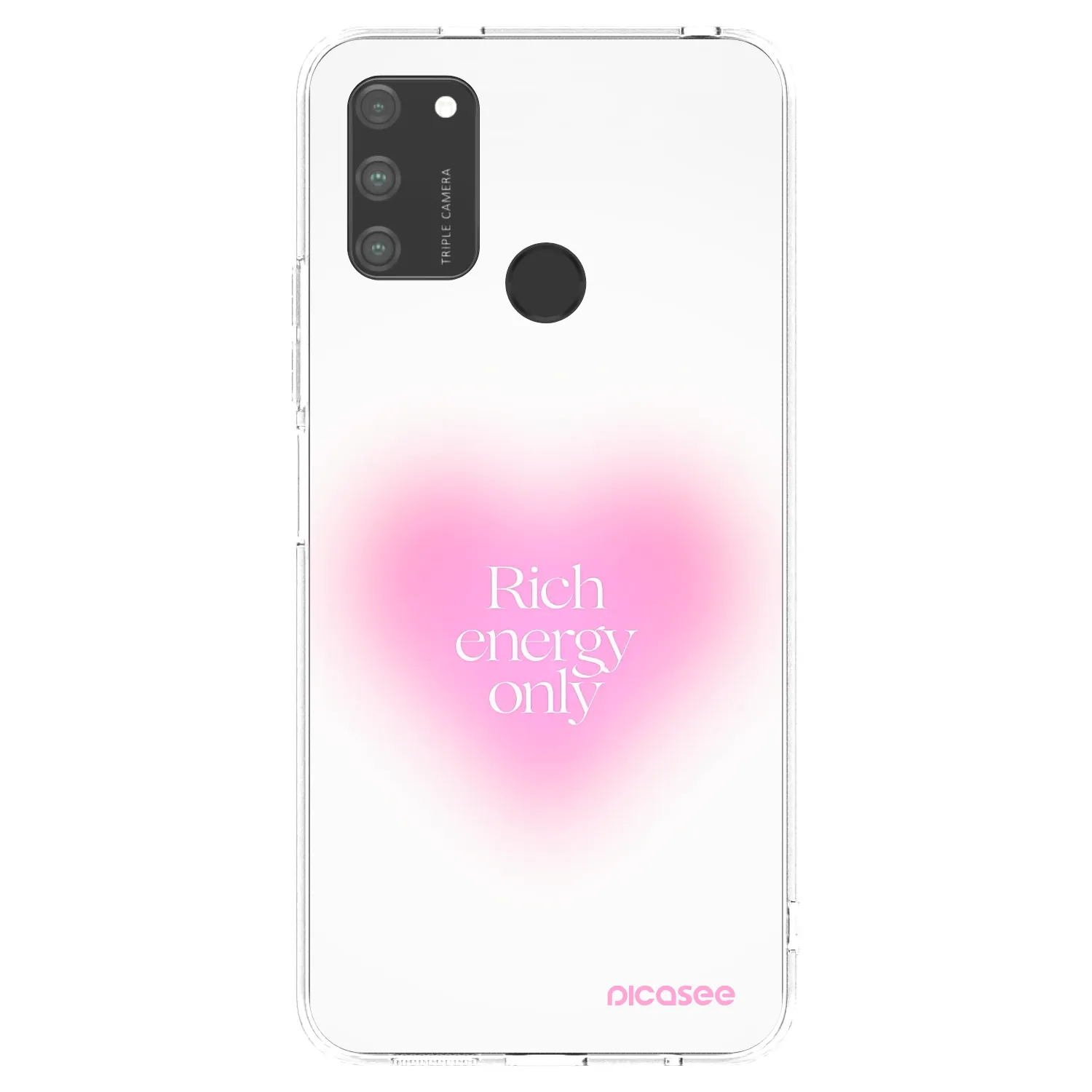 Picasee διαφανής θήκη σιλικόνης Honor 9A - Rich Energy