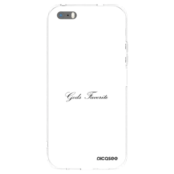 Picasee διαφανής θήκη σιλικόνης Apple iPhone 5/5S/SE - Gods Favorite