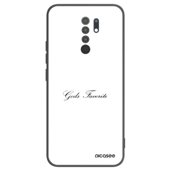 Picasee Μαύρη θήκη σιλικόνης για Xiaomi Redmi 9 - Gods Favorite