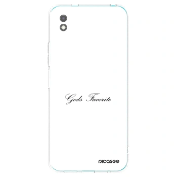 Picasee Μαύρη θήκη σιλικόνης για Xiaomi Redmi 9A - Gods Favorite