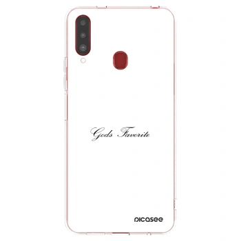 Picasee διαφανής θήκη σιλικόνης Samsung Galaxy A20s - Gods Favorite
