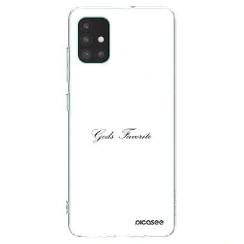 Picasee διαφανής θήκη σιλικόνης Samsung Galaxy M51 M515F - Gods Favorite