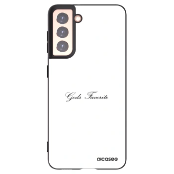 Picasee Μαύρη θήκη σιλικόνης για Samsung Galaxy S21 5G G991B - Gods Favorite