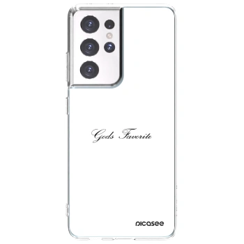 Picasee διαφανής θήκη σιλικόνης Samsung Galaxy S21 Ultra 5G G998B - Gods Favorite
