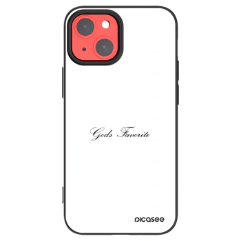Picasee Μαύρη θήκη σιλικόνης για Apple iPhone 13 mini - Gods Favorite
