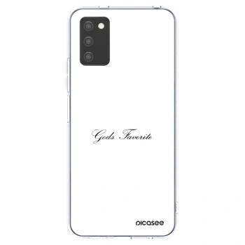 Picasee διαφανής θήκη σιλικόνης Samsung Galaxy A02s A025G - Gods Favorite