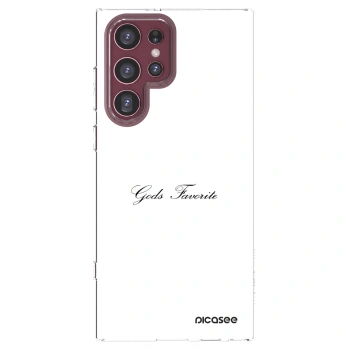 Picasee διαφανής θήκη σιλικόνης Samsung Galaxy S22 Ultra 5G - Gods Favorite