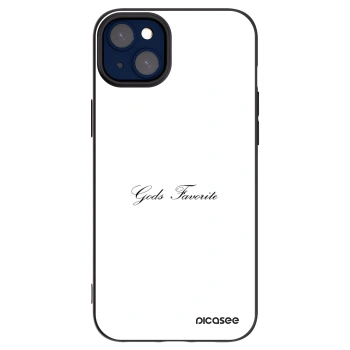 Picasee Μαύρη θήκη σιλικόνης για Apple iPhone 14 Plus - Gods Favorite