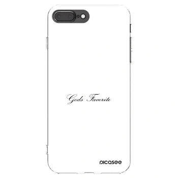 Picasee διαφανής θήκη σιλικόνης Apple iPhone 8 Plus - Gods Favorite