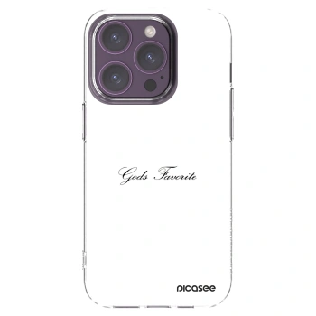 Picasee διαφανής θήκη σιλικόνης Apple iPhone 14 Pro - Gods Favorite