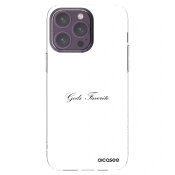 Picasee διαφανής θήκη σιλικόνης Apple iPhone 14 Pro Max - Gods Favorite
