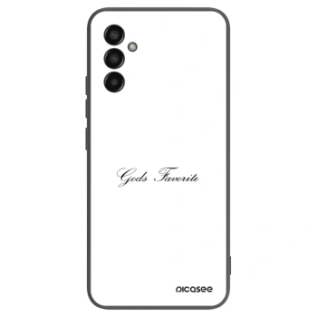 Picasee Μαύρη θήκη σιλικόνης για Samsung Galaxy M13 M135F - Gods Favorite