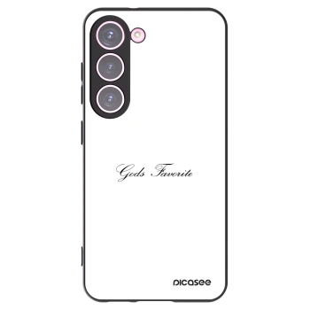 Picasee Μαύρη θήκη σιλικόνης για Samsung Galaxy S23 5G - Gods Favorite