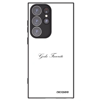 Picasee Μαύρη θήκη σιλικόνης για Samsung Galaxy S23 Ultra 5G - Gods Favorite