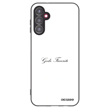 Picasee Μαύρη θήκη σιλικόνης για Samsung Galaxy A14 4G A145R - Gods Favorite
