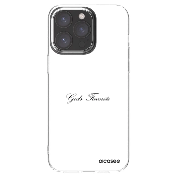 Picasee διαφανής θήκη σιλικόνης Apple iPhone 15 Pro Max - Gods Favorite