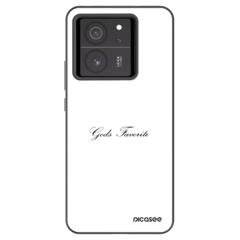 Picasee Μαύρη θήκη σιλικόνης για Xiaomi 13T - Gods Favorite
