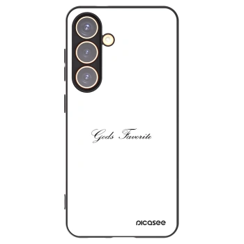Picasee Μαύρη θήκη σιλικόνης για Samsung Galaxy S24 S921B 5G - Gods Favorite