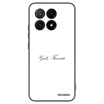 Picasee Μαύρη θήκη σιλικόνης για Xiaomi Poco X6 Pro - Gods Favorite