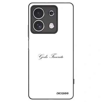 Picasee Μαύρη θήκη σιλικόνης για Xiaomi Redmi Note 13 4G - Gods Favorite