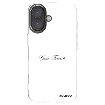 Picasee διαφανής θήκη σιλικόνης Apple iPhone 16 - Gods Favorite