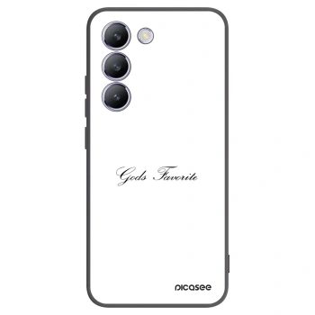 Picasee Μαύρη θήκη σιλικόνης για Vivo V40 SE 5G - Gods Favorite