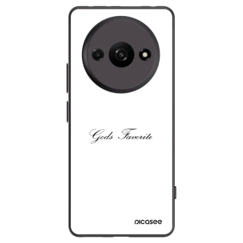 Picasee Μαύρη θήκη σιλικόνης για Xiaomi Redmi A3 - Gods Favorite