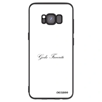 Picasee Μαύρη θήκη σιλικόνης για Samsung Galaxy S8 G950F - Gods Favorite