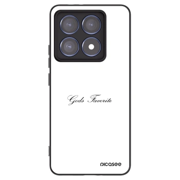 Picasee Μαύρη θήκη σιλικόνης για Xiaomi 14T Pro - Gods Favorite