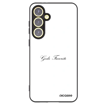 Picasee Μαύρη θήκη σιλικόνης για Samsung Galaxy S24 FE S721B - Gods Favorite