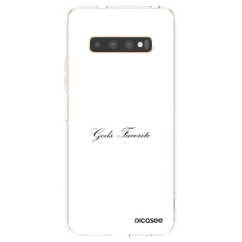 Picasee διαφανής θήκη σιλικόνης Samsung Galaxy S10 Plus G975 - Gods Favorite