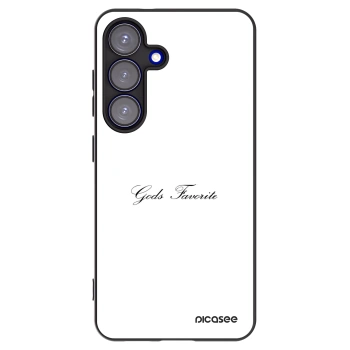 Picasee Μαύρη θήκη σιλικόνης για Samsung Galaxy S25 5G - Gods Favorite