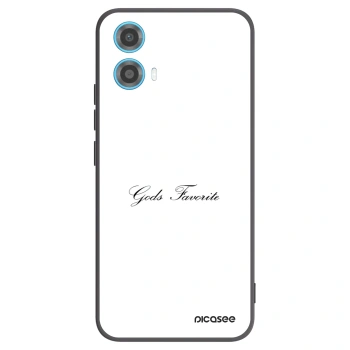 Picasee Μαύρη θήκη σιλικόνης για Motorola Moto G34 5G - Gods Favorite