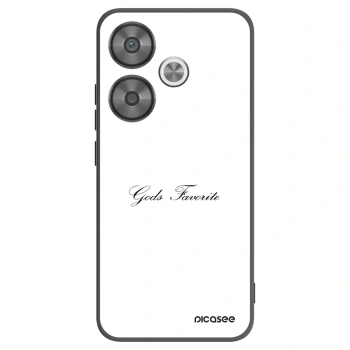Picasee Μαύρη θήκη σιλικόνης για Xiaomi Poco F6 - Gods Favorite