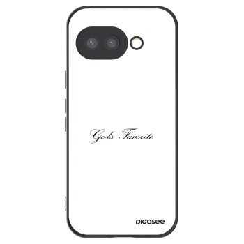 Picasee Μαύρη θήκη σιλικόνης για Google Pixel 9a - Gods Favorite