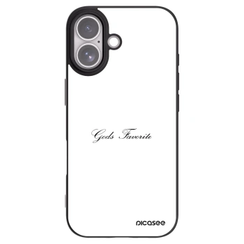 Picasee Μαύρη θήκη σιλικόνης για Apple iPhone 17 - Gods Favorite