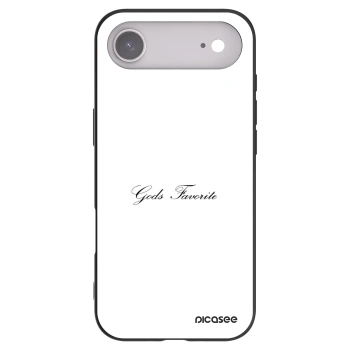 Picasee Μαύρη θήκη σιλικόνης για Apple iPhone Air - Gods Favorite